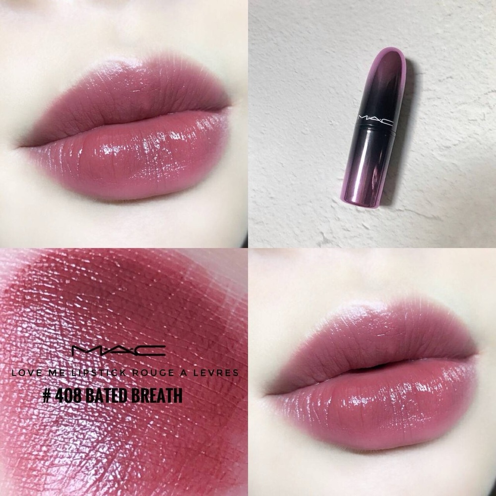 Mac Love Me Lipstick 408 Bated Breath/ full size